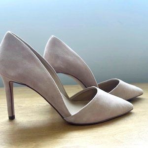 Ann Taylor Azra Camel Suede Pump, Size 8, Never Worn